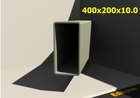 3D Profile - 400x200x10.0