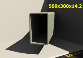 3D Profile - 500x300x14.2