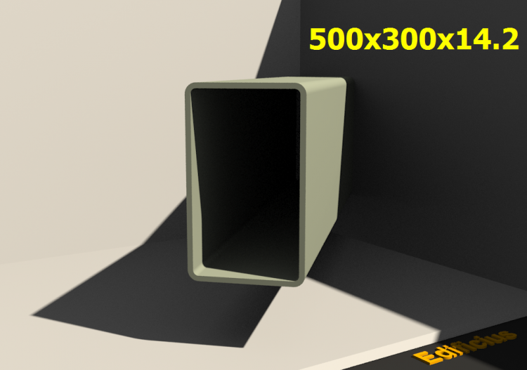3D Profile - 500x300x14.2 - ACCA software