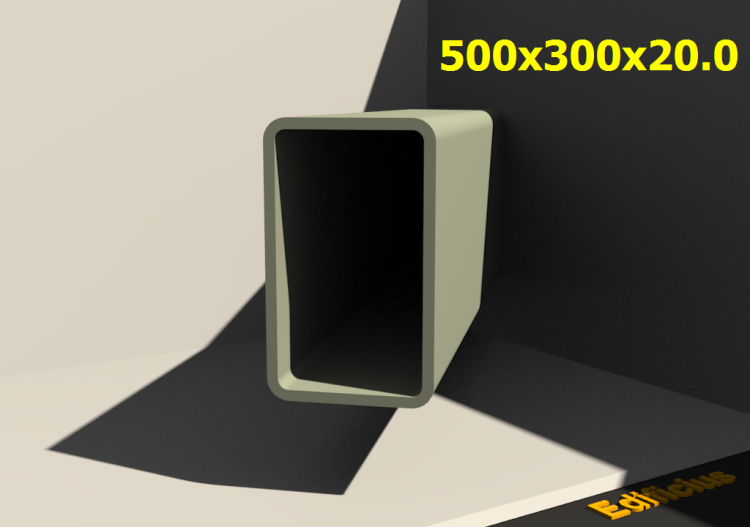 3D Profiles - 500x300x20.0 - ACCA software