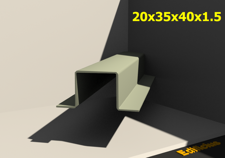 Profilés 3D - 20x35x40x1.5 - ACCA software