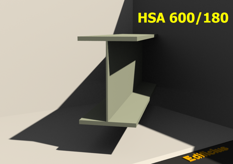3D Profile geschweißt - HSA 600/180 - ACCA software
