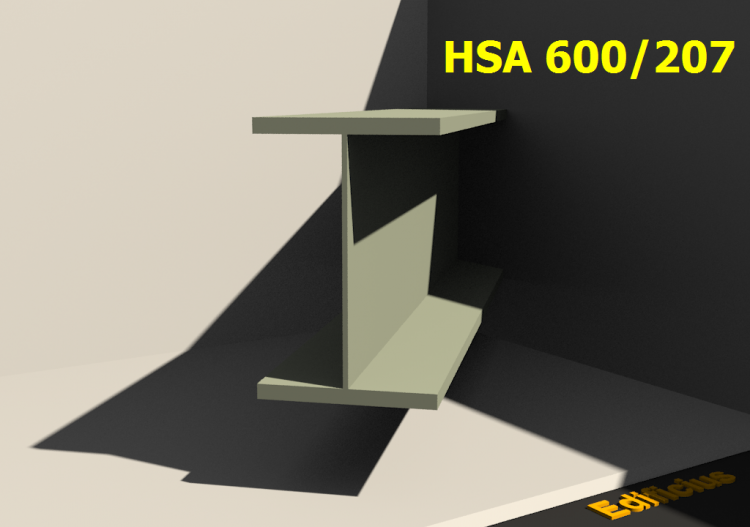 3D Profile geschweißt - HSA 600/207 - ACCA software