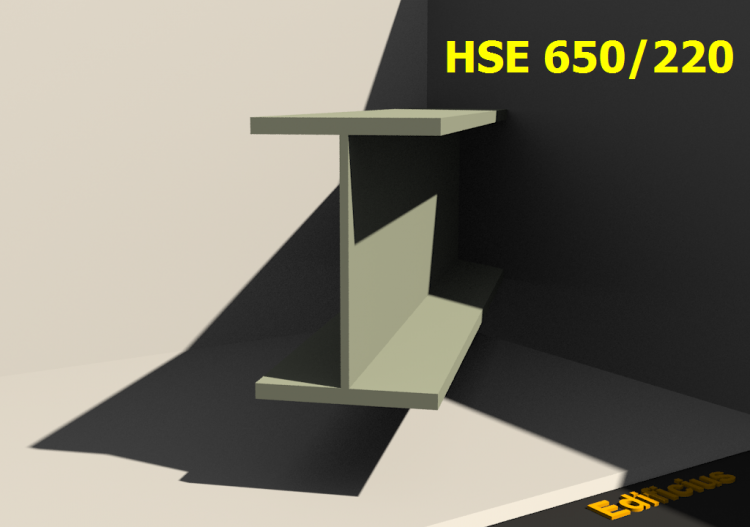3D Profile geschweißt - HSE 650/220 - ACCA software