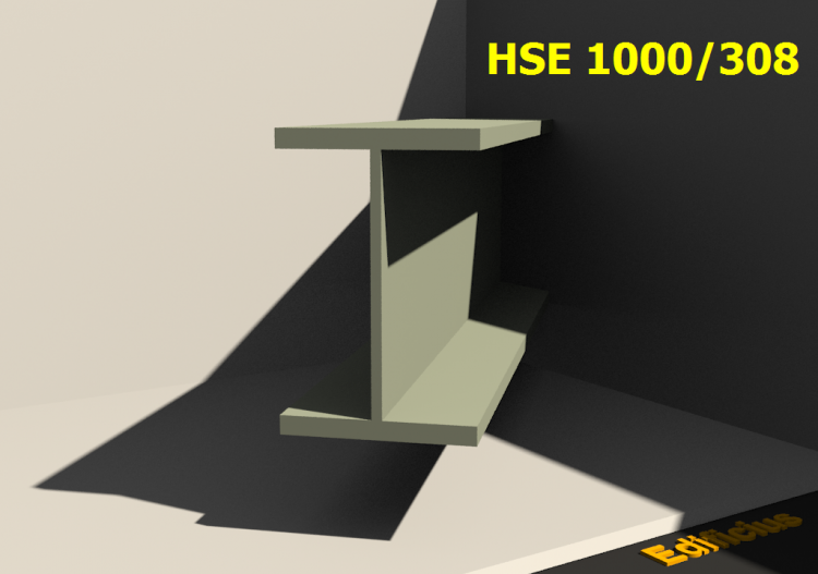 3D Profile geschweißt - HSE 1000/308 - ACCA software