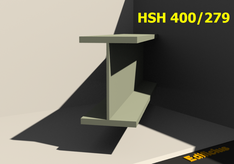 Perfis soldados 3D - HSH 400/279 - ACCA software