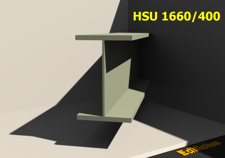 Welded Profiles 3D - HSU 1660/400 - ACCA software