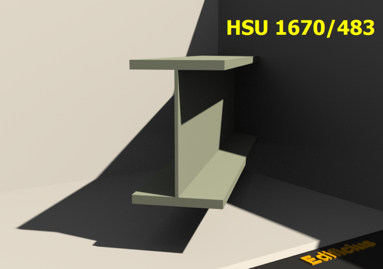 Welded Profiles 3D - HSU 1670/483 - ACCA software