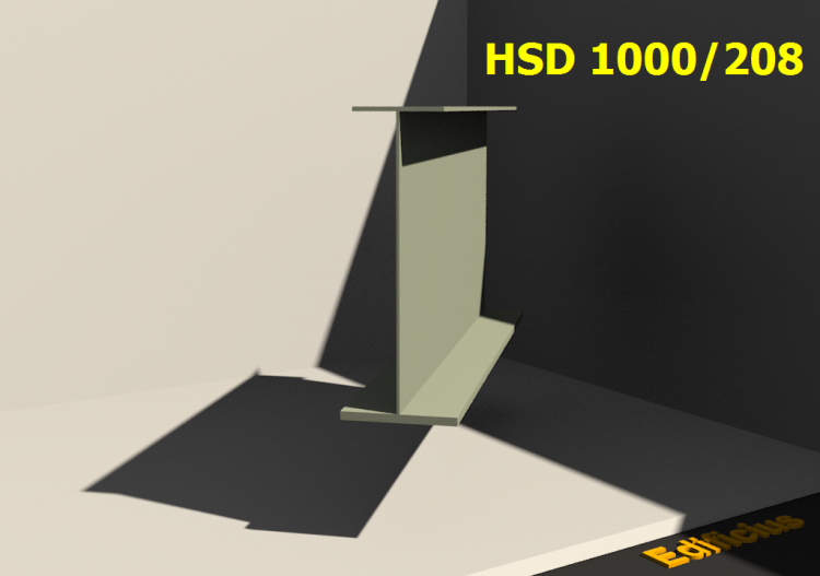 Perfiles soldados 3D - HSD 1000/208 - ACCA software