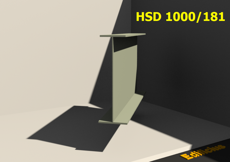 Perfiles soldados 3D - HSD 1000/181 - ACCA software