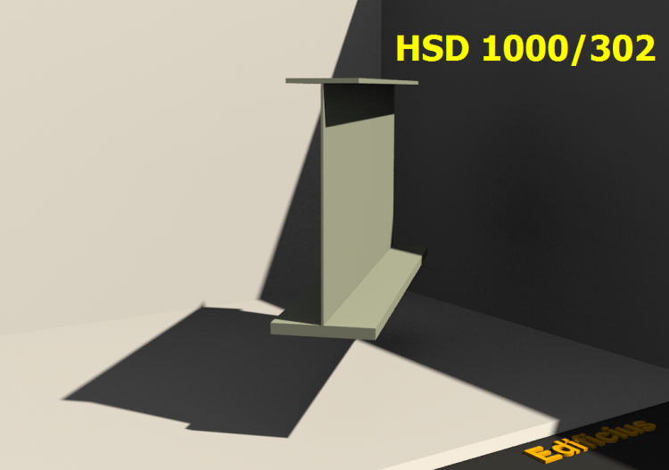 Perfiles soldados 3D - HSD 1000/302 - ACCA software