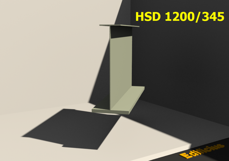 3D Profile geschweißt - HSD 1200/345 - ACCA software