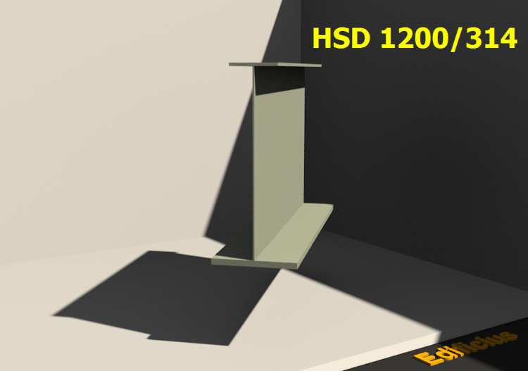 Welded Profiles 3D - HSD 1200/314 - ACCA software