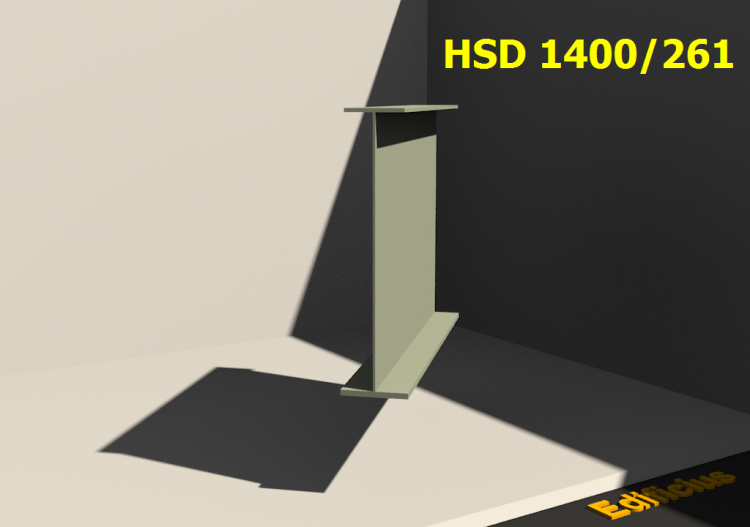 Welded Profiles 3D - HSD 1400/261 - ACCA software