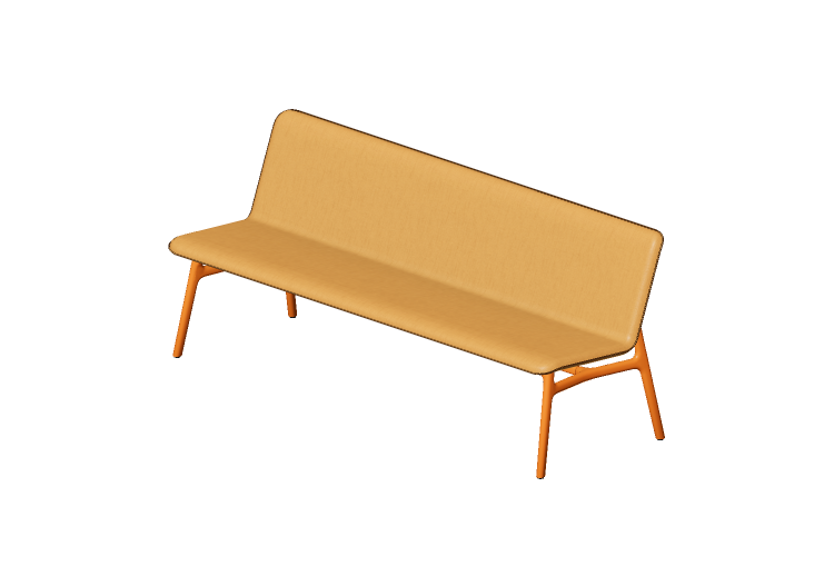 Bancos 3D - Banco completamente estofado - Allermuir - Axyl... Bancos 3D - Banco completamente estofado - Allermuir - Axyl...