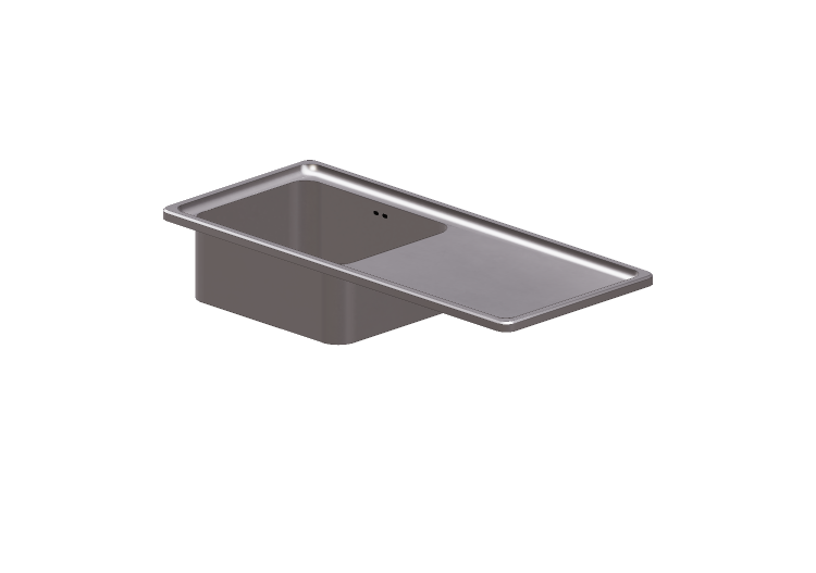 Lavabos et éviers 3D - Lavabo en métal - Alpes Inox -... Lavabos et éviers 3D - Lavabo en métal - Alpes Inox -...