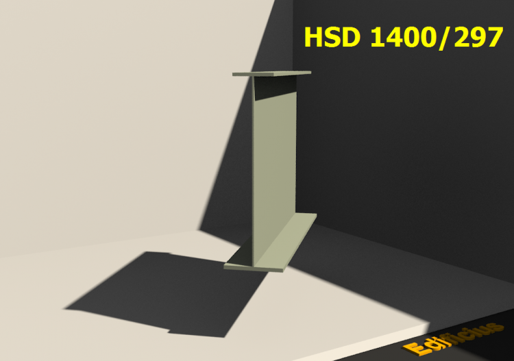 3D Profile geschweißt - HSD 1400/297 - ACCA software