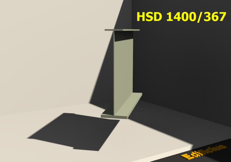 Perfiles soldados 3D - HSD 1400/367 - ACCA software