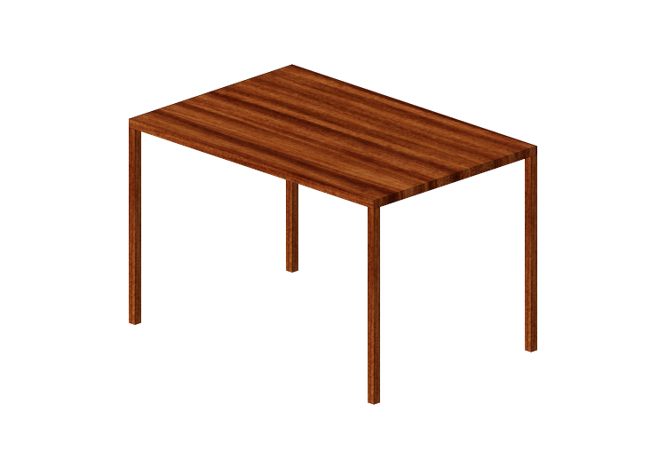 Mesas 3D - Mesa de madera - Artzzi - Simples - ARTZZI Mesas 3D - Mesa de madera - Artzzi - Simples - ARTZZI