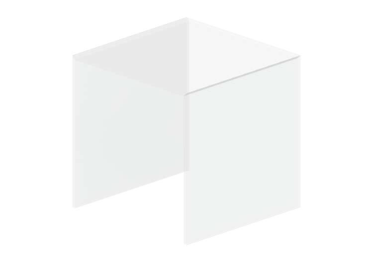 Tables 3D - Petite table en verre - Artzzi - Trave - ARTZZI Tables 3D - Petite table en verre - Artzzi - Trave - ARTZZI