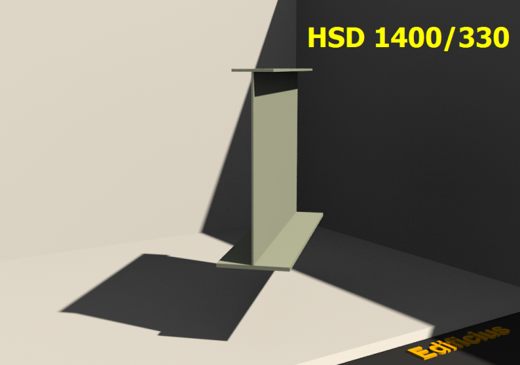 3D Profile geschweißt - HSD 1400/330 - ACCA software