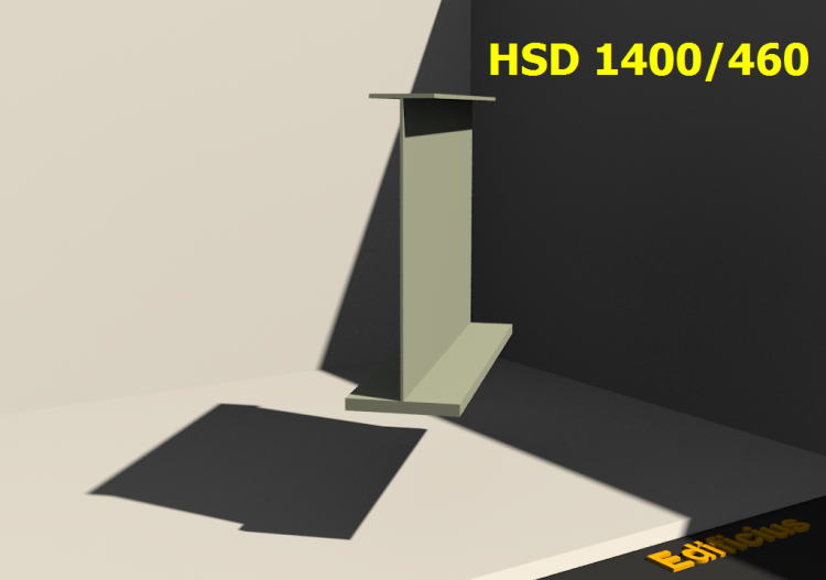 3D Profile geschweißt - HSD 1400/460 - ACCA software