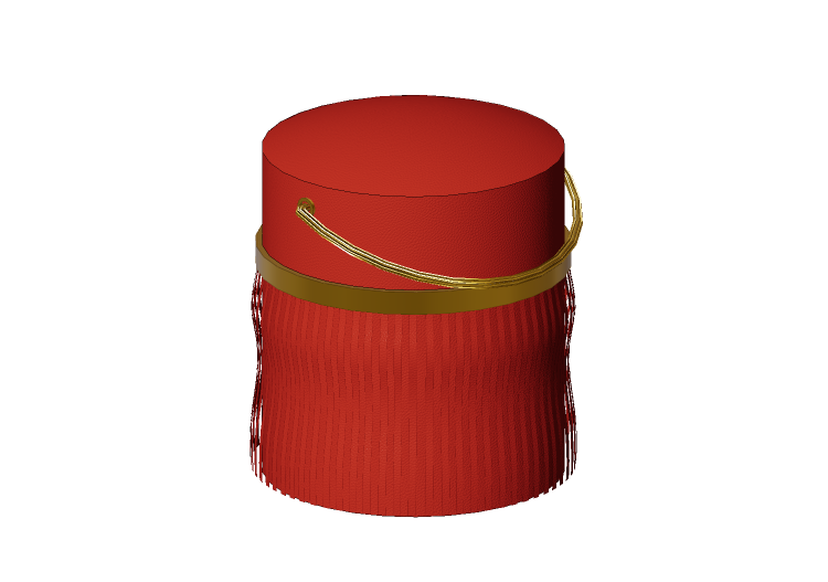 Divani 3D - Pouf in tessuto - Artzzi - Serena - ARTZZI Divani 3D - Pouf in tessuto - Artzzi - Serena - ARTZZI