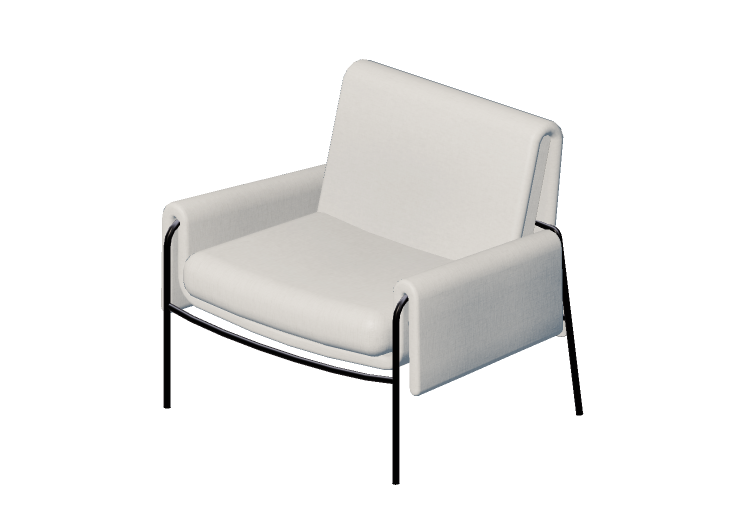 Divans 3D - Fauteuil en tissu - Artzzi - Manta - ARTZZI Divans 3D - Fauteuil en tissu - Artzzi - Manta - ARTZZI