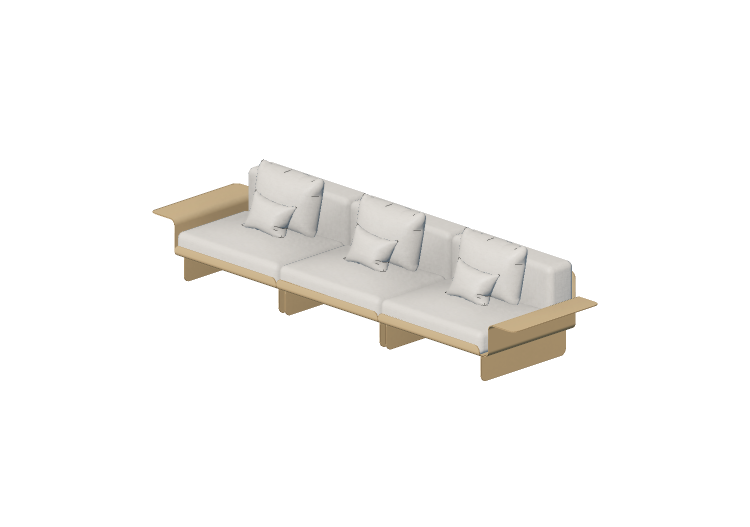Sofás 3D - Sofá em tecido - Artzzi - Padrino - ARTZZI Sofás 3D - Sofá em tecido - Artzzi - Padrino - ARTZZI